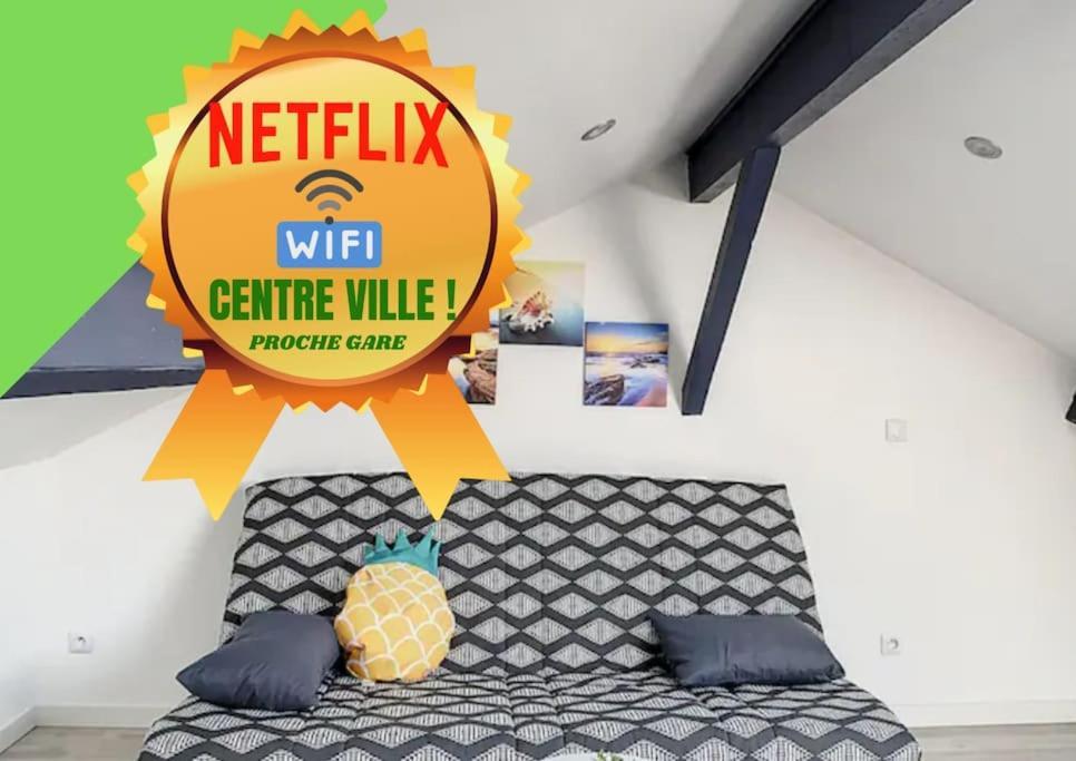Apartmán Atypique T1 Duplex - Wifi .Parking .Proche .Gare Saint-Quentin  Exteriér fotografie